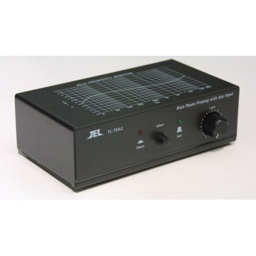  Phono Preamps TCC TC-753LC BLACK Phono Preamp wLevel Control and AUX Input