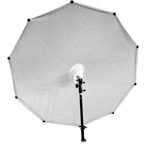  Photek SoftLighter 36 White Umbrella with Fiberglass Frame, 7mm and 8mm Removable Shaft, Black Back