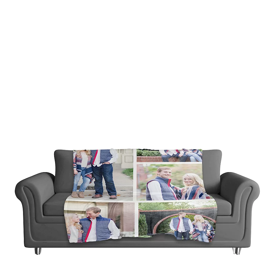  Photo Collage Throw Blanket