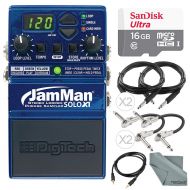Photo Savings DigiTech JamMan Solo XT Looper Pedal w/USB and microSDHC Slot and 16GB Card + Deluxe Bundle