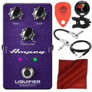 Photo Savings Ampeg Liquifier Analog Guitar Electric Bass Chorus Effects pedal with Clip-On Tuner, Picks, Cables, and Fibertique Cloth