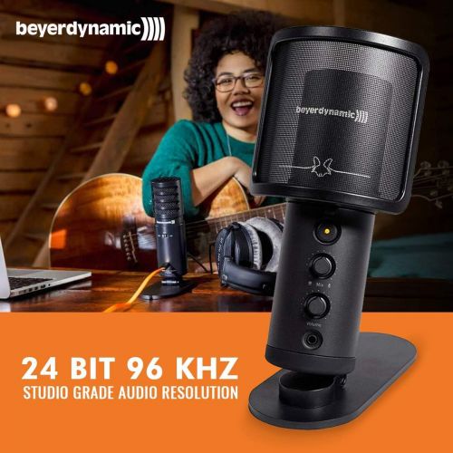  Photo Savings Beyerdynamic Fox Professional USB Studio Microphone with Beyerdynamic DT770 Pro 80 ohm Headphones and Accessory Bundle