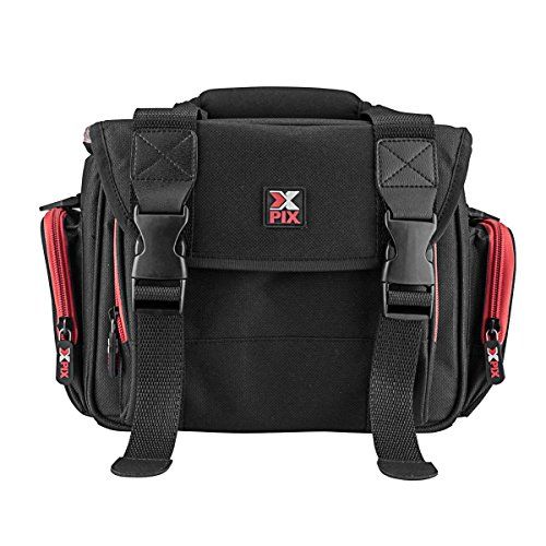  Photo Savings Xpix Deluxe Camera/Camcorder & Accessories Protector Bag with Shoulder Strap