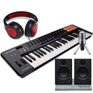 Photo Savings M-Audio Oxygen 49 MK IV 49-Key USB MIDI KeyboardDrum Pad Controller with VIP Software Download, Presonus Eris E3.5 Monitors, Deluxe Bundle