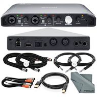 Photo Savings Tascam iXR USB Audio Recording Interface for iPad MacOS And Windows with 2X XLR Cable, 2X 1/4 Cable, and Basic Accessory Bundle