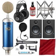 Photo Savings Blue Microphones Bluebird SL Large-Diaphragm Condenser Microphone with BlueIcicle USB Microphone Interface, PreSonus Eris E3.5 Studio Monitors, and Premium Studio Bundle