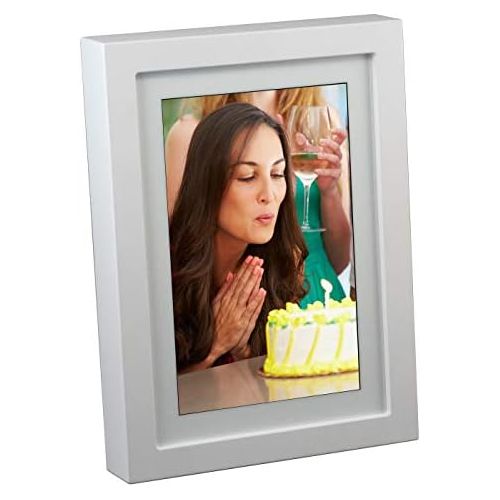  [아마존베스트]PhotoSpring 8 (16GB) 8-inch WiFi Cloud Digital Picture Frame - Battery, Touch-Screen, Plays Video and Photo Slideshows, HD IPS Display, iPhone & Android app (White - 15,000 Photos)