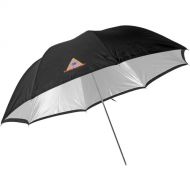 Photoflex Convertible Umbrella - White Satin with Removable Black Backing - 60