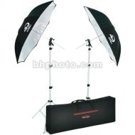 Photogenic Two Umbrellas and Two Stands Kit