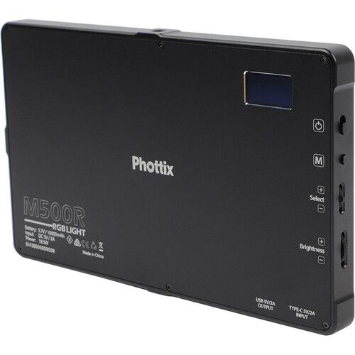  Phottix M500R RGB On-Camera LED Light