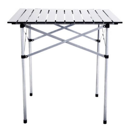  Phumon567 28x28 Roll Up Table Camping Set Up Folding Small Portable Square Aluminum with Bag Picnic Beac