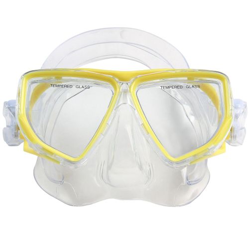  Physionics Schnorchelset | mit Tauchmaske und Schnorchelrohr, inkl. Ablassventil, Farbauswahl | Taucherbrille, Schnorchelmaske, Snorkeling Mask, Herren, Damen, Erwachsene, Kinder