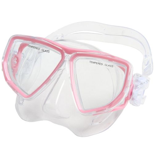  Physionics Schnorchelset | mit Tauchmaske und Schnorchelrohr, inkl. Ablassventil, Farbauswahl | Taucherbrille, Schnorchelmaske, Snorkeling Mask, Herren, Damen, Erwachsene, Kinder