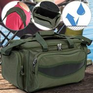 [아마존베스트]Physionics Fishing Bag - Waterproof Large 22/12/12 Inch Army Green with Padded Shoulder Strap and Carry Handles - Fishing Box Tackle Tackle Bag Fishing Tackle Bag Utility Bag Carp