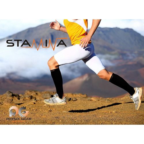  [아마존 핫딜] [아마존핫딜]Physix Gear Sport Compression Socks for Men & Women 20-30 mmHg - Athletic Fit