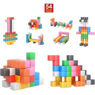 PicassoTiles Magnet Cube Building Blocks 54 Pieces 1.2