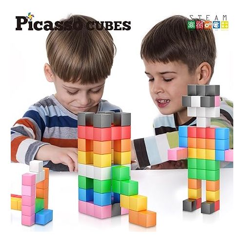  PicassoTiles Magnet Cube Building Blocks 54 Pieces 1.2