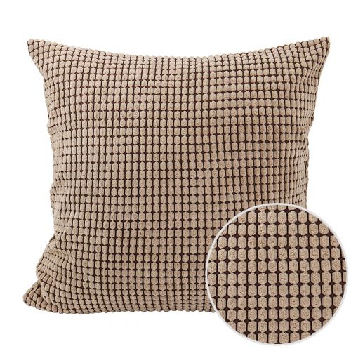  Unique Bargains Home Sofa Cushion Cover Corduroy Striped Decorative Throw Pillow Case Set