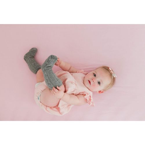  [아마존베스트]Pickle & Pumpkin Graco Pack n Play Mattress Sheet | 2 Pack Mini Crib Sheets in 100% Organic Jersey Cotton | Ideal as Pack and Play Mattress, Playpen or Playard Sheets | Pink & Flor