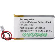 Pickle Power Replacement for Sena 50S Battery, 3.7v 1150mAh 102540 Battery for Sena 50S Motorcycles Bluetooth Headset