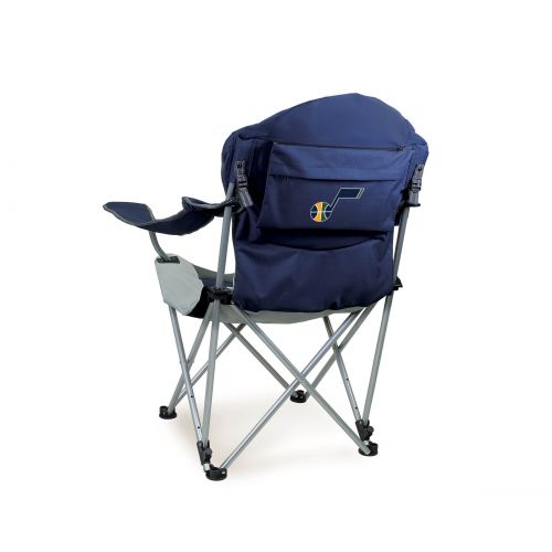  Picnic Time Utah Jazz Navy Polyester Reclining Camp Chair by Oniva