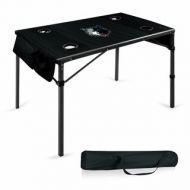 Picnic Time Minnesota Timberwolves Black Polyester and Metal Travel Table by Oniva
