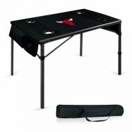 Picnic Time Chicago Bulls Soft Top Metal Polyester Travel Table by Oniva