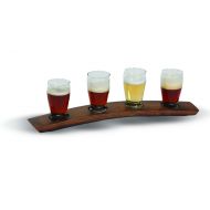 Beer Taster Flight Made From A French Wine Barrel Stave Exclusively For Picnic Plus Made In The Usa