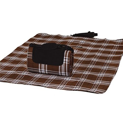  Picnic Plus Mega Mat 100% Waterproof Backing All Season Picnic Blanket, Beach Mat and More Opens to 68X 82, Seats 4-6 Persons Plus Gear