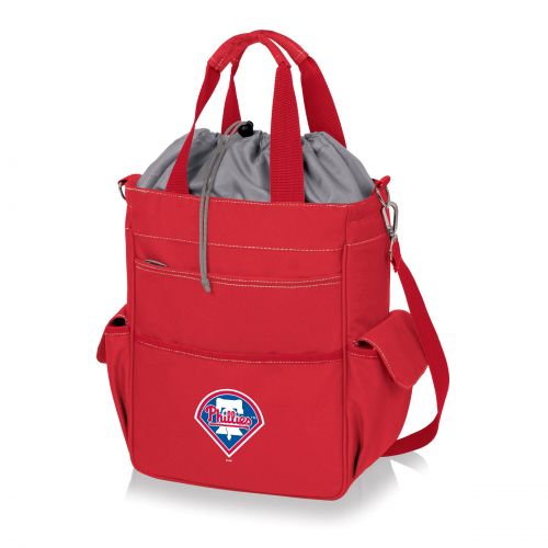  Picnic Time Philadelphia Phillies Activo Cooler Tote - Red