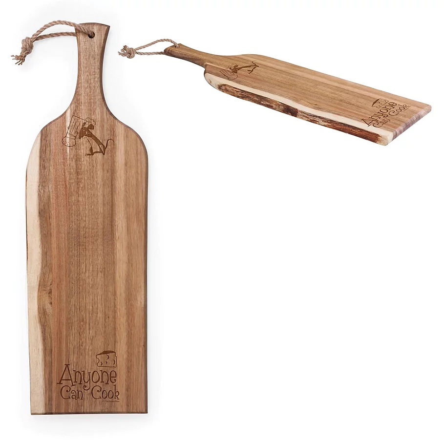 Picnic Time Disney Ratatouille 8-Inch x 24-Inch Artisan Acacia Serving Plank