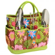 Picnic at Ascot Gardening Tote with 3 Stainless Steel Tools- Designed & Assembled in the USA
