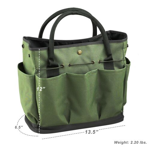 Picnic at Ascot Gardening Tote with 3 Stainless Steel Tools- Designed & Assembled in the USA