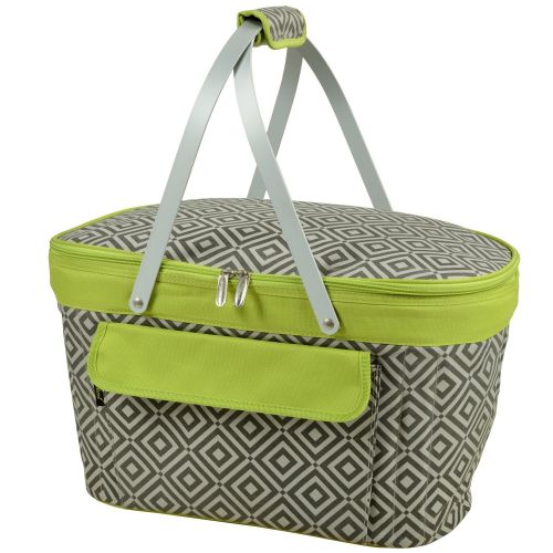  Picnic at Ascot Patented Insulated Folding Picnic Basket Cooler- Designed & Quality Approved in the USA