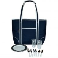 Picnic at Ascot Insulated Picnic Tote for 2, Navy