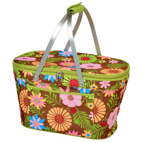  Picnic at Ascot Patented Insulated Folding Picnic Basket Cooler- Designed & Quality Approved in the USA