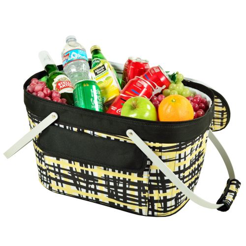  Picnic at Ascot Patented Insulated Folding Picnic Basket Cooler- Designed & Quality Approved in the USA