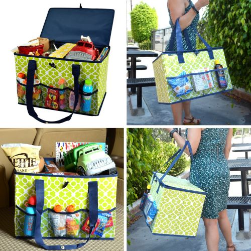  Picnic at Ascot Collapsible Storage Container/Organizer for Home and Trunk - Designed & Quality Approved in the USA