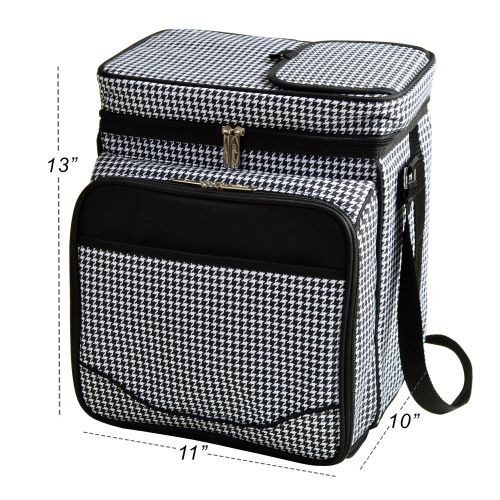  Picnic at Ascot Original Insulated Picnic Basket/Cooler Equipped with Service for 2- Designed, Assembled & Quality Approved in the USA