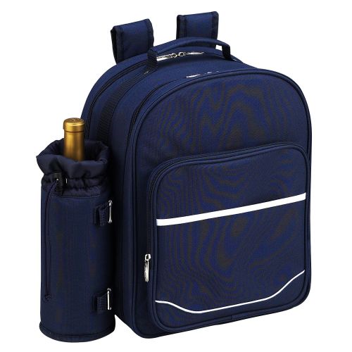  Picnic at Ascot Original Equipped 2 Person Picnic Backpack with Cooler & Insulated Wine Holder- Designed & Assembled in the USA