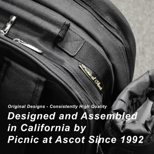  Picnic at Ascot- Original Insulated Picnic Cooler with Service for 4 - Designed & Assembled in the USA