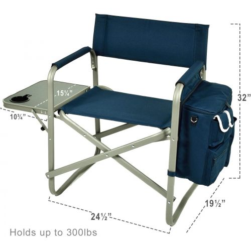  Picnic at Ascot Original Extra Wide Portable Folding Sports Chair- Designed & Quality Checked in the USA