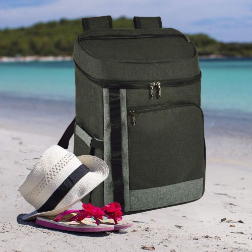  Picnic at Ascot Insulated Backpack Cooler (Charcoal)