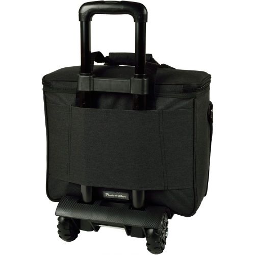  Picnic at Ascot Original Insulated Picnic Cooler with Service for 4 on Wheels-Designed & Assembled in The USA