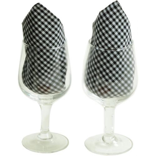  Picnic at Ascot - Wine Carrier Deluxe with Glass Wine Glasses and Accessories for Two, Houndstooth