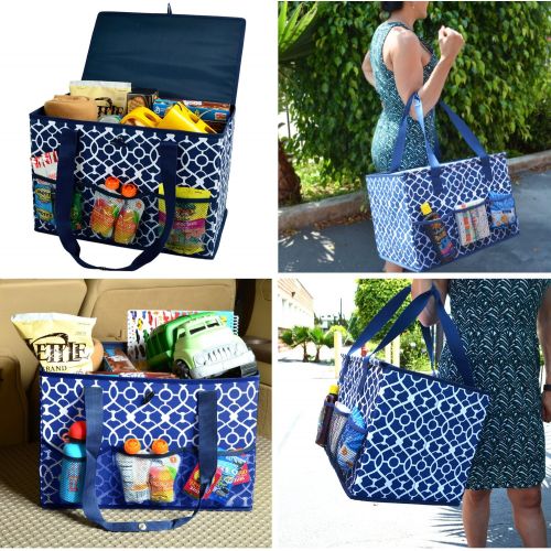  Picnic at Ascot Collapsible Storage Container/Organizer for Home and Trunk - Designed & Quality Approved in the USA