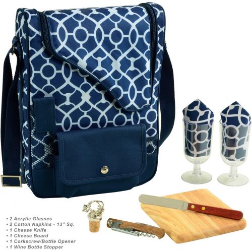  Picnic at Ascot Original Insulated Wine and Cheese Cooler Bag - Designed, Assembled & Quality Approved in the USA