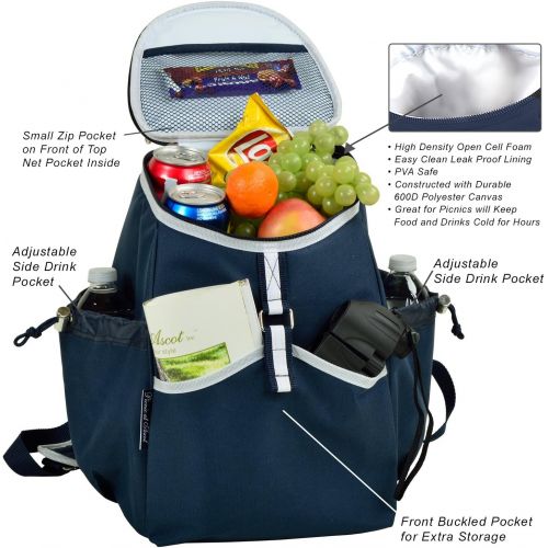  Picnic at Ascot Original Insulated Backpack Cooler- Designed & Quality Approved in the USA