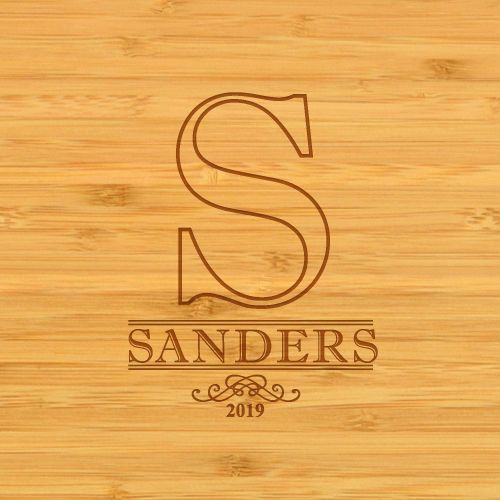  [아마존베스트]Custom Personalized Engraved Bamboo Cutting Board for Cheese & Charcuterie with Ceramic Dish, Knife Set & Cheese Markers -by Picnic at Ascot USA