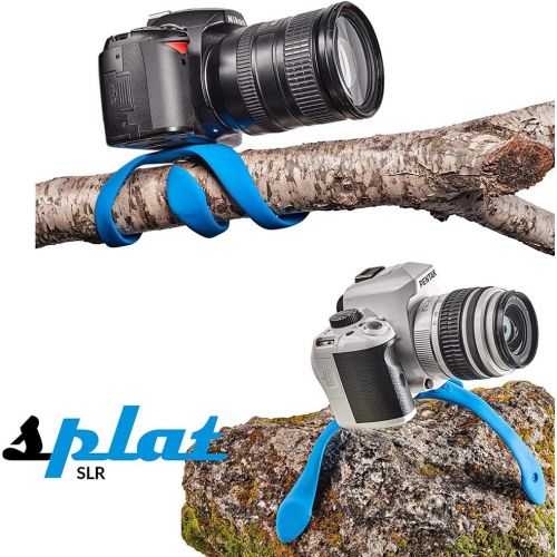  [아마존베스트]Pictar Splat Flexible Mini Tripod for DSLR Cameras Selfies - Supports 2.6 Pounds, Blue